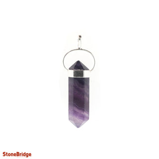 Fluorite Purple Double Terminated Pendant    from The Rock Space