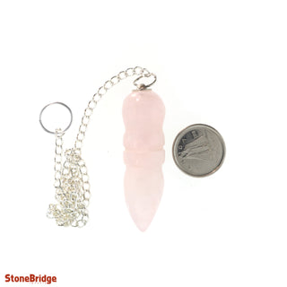 Rose Quartz Egyptian Pendulum    from The Rock Space