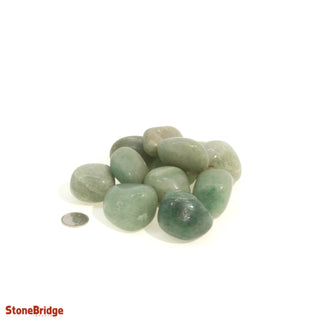 Green Aventurine Tumbled Stones - India    from Stonebridge Imports