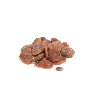 Orange Calcite Tumbled Stones - Brazil    from Stonebridge Imports