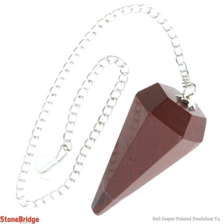 Red Jasper Pendulum 6 Facets & Bead    from The Rock Space