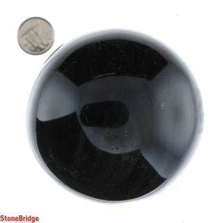 Obsidian Rainbow Sheen Sphere - Small #4 - 2 1/2"    from The Rock Space