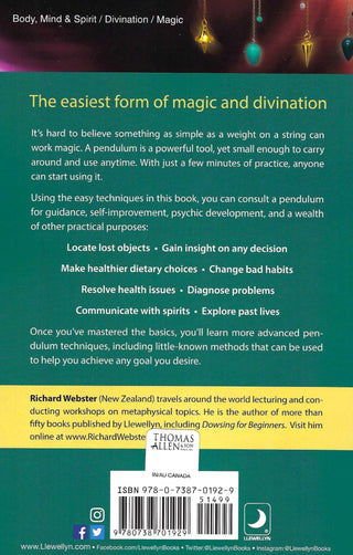 Pendulum Magic for Beginners - BOOK    from Stonebridge Imports