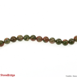 Unakite - Round Strand 15" - 8mm    from The Rock Space