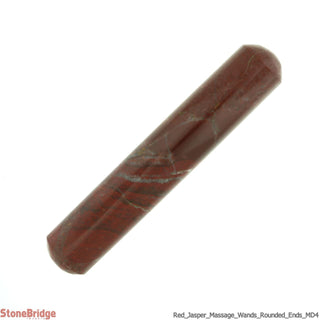Red Jasper Rounded Massage Wand - Medium #2 - 3" to 4"    from Stonebridge Imports