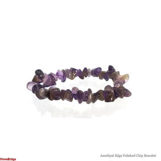 Amethyst Edge Polished Chip Bracelet from The Rock Space