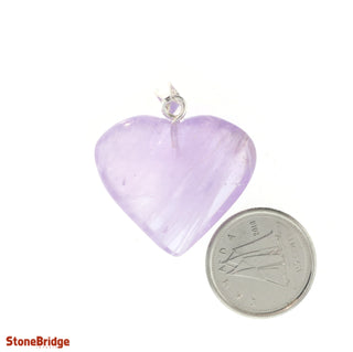 Amethyst Heart - 925 Silver Pendant from The Rock Space