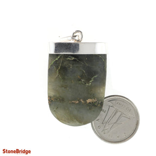 Labradorite Tongue - 925 Silver Pendant from The Rock Space