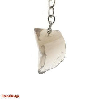 Keychain - Smoky Quartz Tumbled from The Rock Space