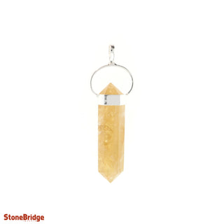 Citrine Double Terminated - 925 Silver Pendant from The Rock Space