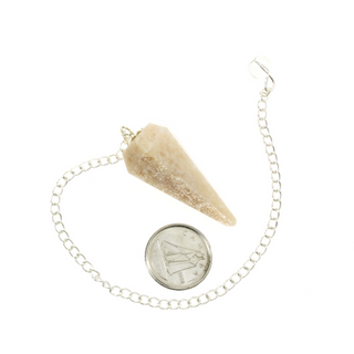 Cream Moonstone Pendulum 6 Facet & Bead - 3 Pack from The Rock Space