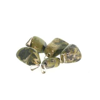 Serpentine Tumbled Pendants - 5 Pack from The Rock Space