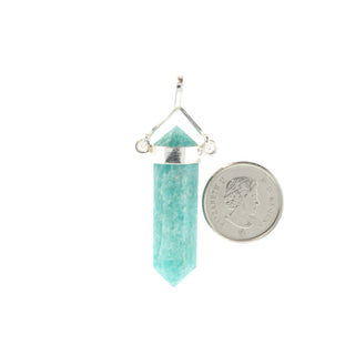 Amazonite Double Terminated Swivel - 925 Silver Pendant from The Rock Space