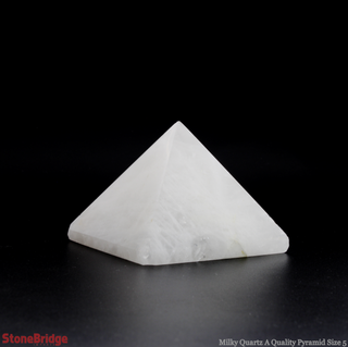 Milky Quartz A Pyramid MD4 from The Rock Space
