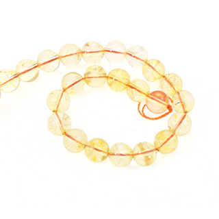 Citrine A Round Strand 7" - 8mm from The Rock Space