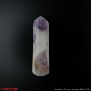 Amethyst Chevron Pointed Massage Wand - Small #1 - 1 1/2'' to 2 1/2" from The Rock Space