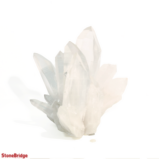 Lemurian Quartz Cluster U#1 - Super Clear - 35lb - 13" from Stonebridge Imports