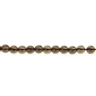 Smoky Quartz - Round Strand 15" - 6mm from The Rock Space