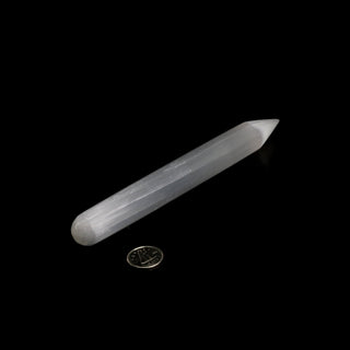Selenite Pointed Massage Wand - 5 3/4" from The Rock Space