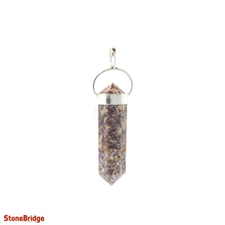 Lepidolite Double Terminated - 925 Silver Pendant from The Rock Space