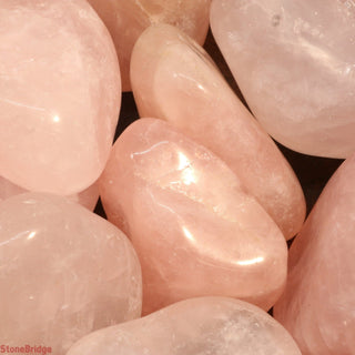 Rose Quartz E Tumbled Stones - Brazil    from Stonebridge Imports