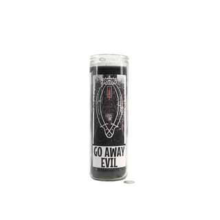 Go Away Evil Manifestation Candle from The Rock Space