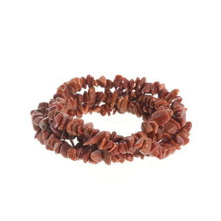 Goldstone Brown Chip Strands - 5mm to 8mm from The Rock Space