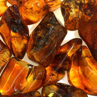 Amber Baltic E Tumbled Stones from The Rock Space
