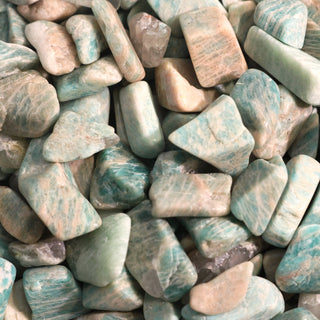 Amazonite B Tumbled Stones - Semi Polished from The Rock Space