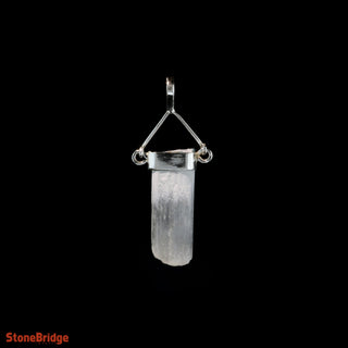 Selenite Point Swivel - 925 Silver Pendant from The Rock Space