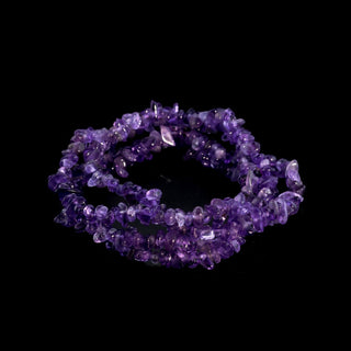 Amethyst Dark Chip Strands - 5mm to 8mm from The Rock Space