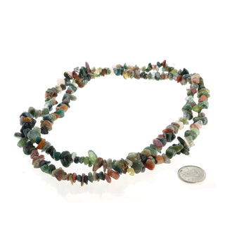 Agate India Chip Strands - 5mm to 8mm from The Rock Space