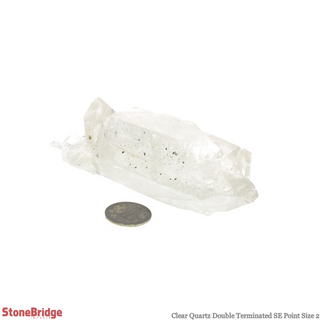 Clear Quartz SE Double Terminated Point #2 - 4 1/2" from The Rock Space