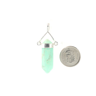 Chrysoprase Double Terminated Swivel - 925 Silver Pendant from The Rock Space