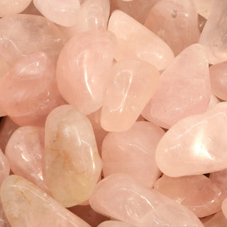 Rose Quartz E Tumbled Stones - Brazil from The Rock Space