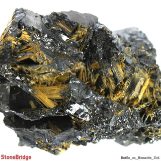 Rutile On Hematite U#16 from The Rock Space