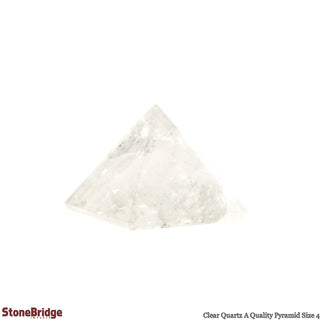 Clear Quartz A Pyramid #4 - 2" to 2 1/4" from The Rock Space