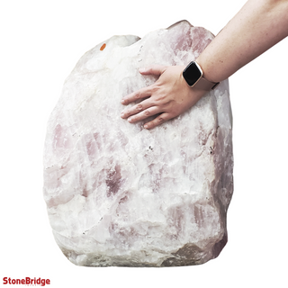 Rose Quartz Boulder U#2 - 275lbs from The Rock Space