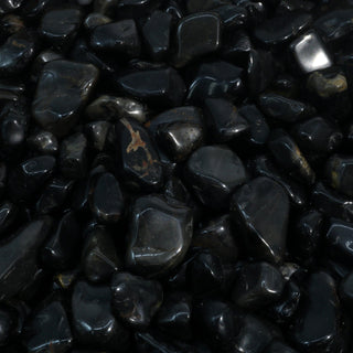 Black Onyx Tumbled Stones - Brazil    from Stonebridge Imports