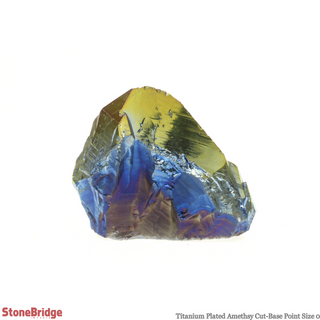 Amethyst Titanium Cut Base, Polished Point Tower #0 from The Rock Space