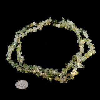 Prehnite Chip Strands - 5mm to 8mm from The Rock Space