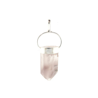 Lithium Quartz Pointed - 925 Silver Pendant from The Rock Space
