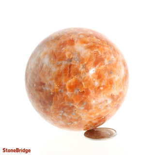 Orange Calcite Sphere from The Rock Space