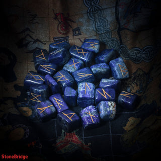 Lapis Lazuli Runes Set from The Rock Space