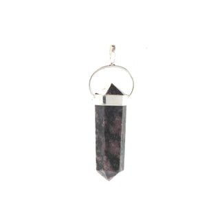 Rhodonite Double Terminated - 925 Silver Pendant from The Rock Space