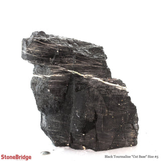 Black Tourmaline Cut Base Tower #5 from The Rock Space