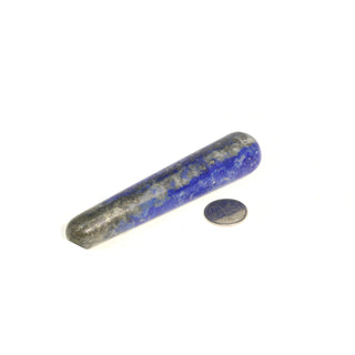 Lapis Lazuli A Rounded Massage Wand - Medium #2 - 3" to 4" from The Rock Space