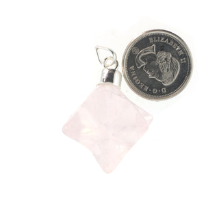 Rose Quartz Merkaba - 925 Silver Pendant from The Rock Space