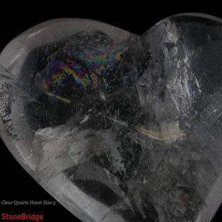 Clear Quartz A Heart #5 from The Rock Space