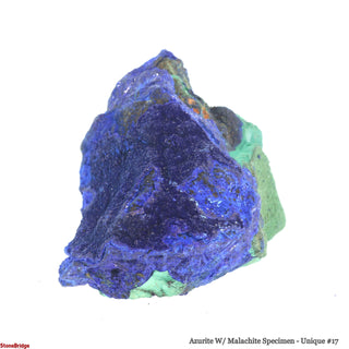 Azurite W/ Malachite Specimen U#17 from The Rock Space